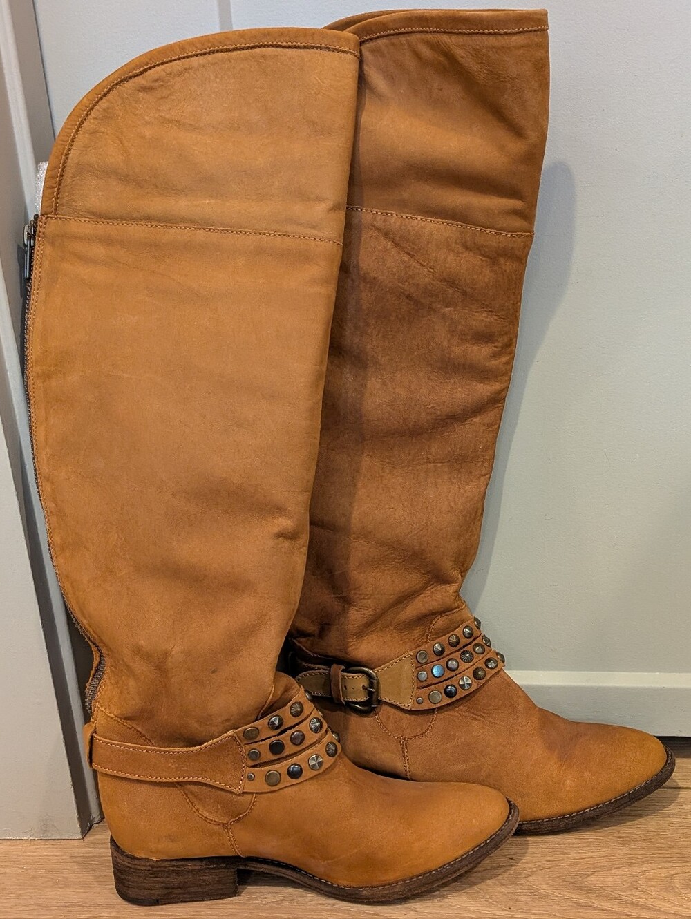 Steven by Steve Madden Smoken Over-the-Knee Studded Boots size 7.5
